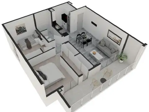 venta  departamento   monoambiete   28 m2   caseros