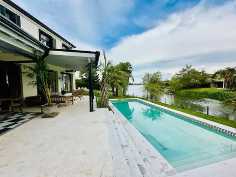 Casa  al lago central en alquiler temporal. Barrio Castores - Nordelta