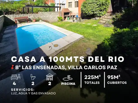 Venta Casa de 4 Dormitorios Con Pileta en Solares De Las Ensenadas – Villa Carlos Paz