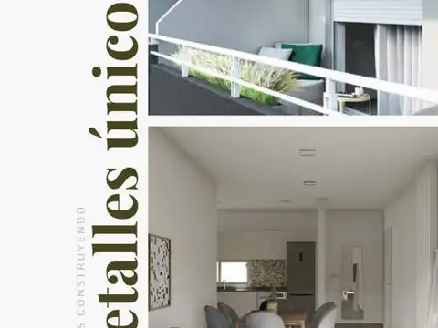 Departamento Monoambiente con 1 baño