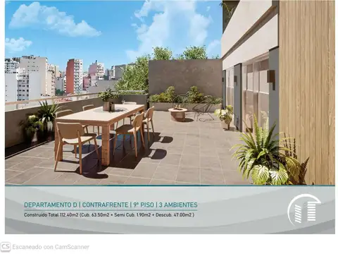 Departamento en Venta de 2 dormitorios