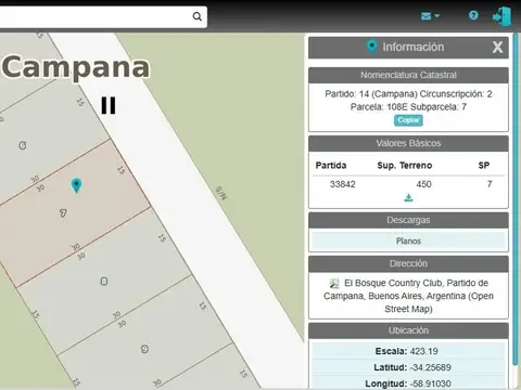 Terreno en Venta en El Bosque, USD 51.000