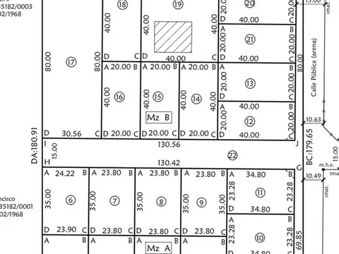 Terreno en Venta de 800,0 m2