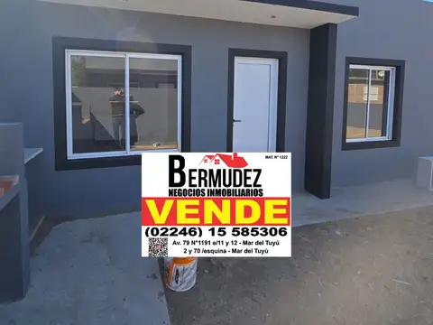 Venta Chalet 3 Ambientes Al Medio A Estrenar Calle 57 Entre 9 Y 10 Mar Del Tuyu