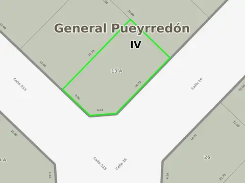 Terreno en venta en esquina de 261 m² - Los Acantilados