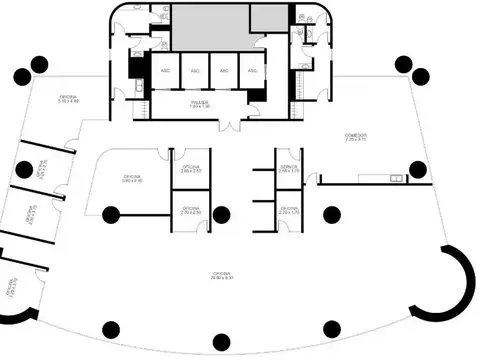 Oficina en Alquiler con 4 cocheras