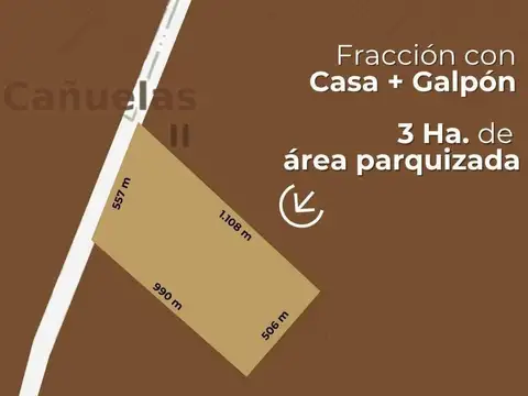 OPORTUNIDAD VENTA FRACCION SOBRE RUTA 3 ESCUCHA OFERTAS