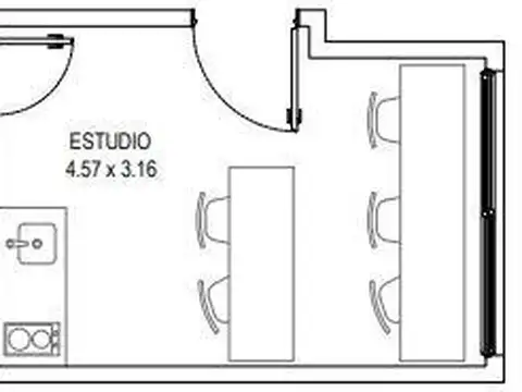 Departamento en Venta Apto profesional