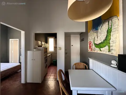 Departamento 2 ambientes con 1 baño