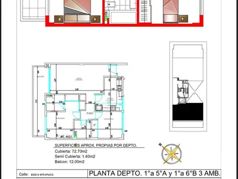 86m2 - Excelente 3 amb al frente A estrenar, detalles de categoría cochera fija opcional
