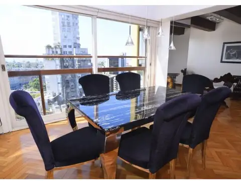Plaza San Martìn, M.T.de Alvear 500, pisos 22 y 23, 6 amb, 230m2, u$s 4,300 + luz + gas.  (TEMP...