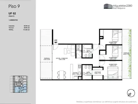 Departamento en Venta de 4 ambientes