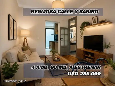 Ph todo a nuevo, 4 amb, 90 m2, Palermo Concepción
