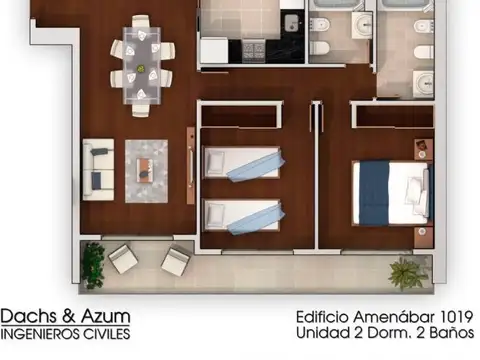 Departamento en Venta en Rosario, USD 105.000