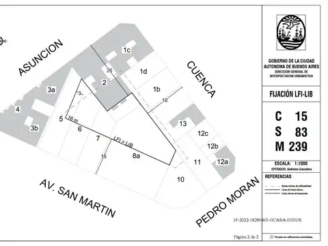 Terreno en Venta en Villa Devoto, USD 380.000