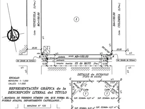 Terreno en Venta en Ataliva, USD 150.000