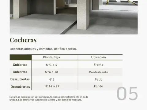 VENTA COCHERA DE POZO APTO FINANCIACION EN MORÓN