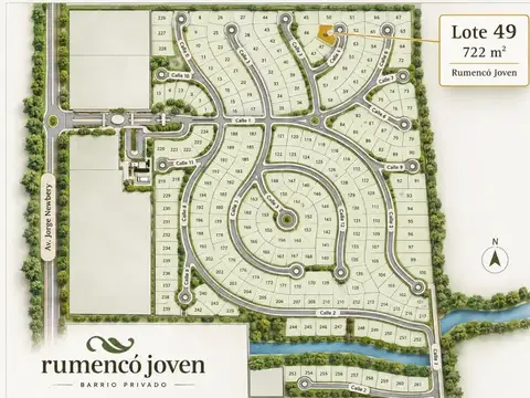 RUMENCO JOVEN - Lote sobre cul de sac. Mucho sol y servicios.-  Entorno ideal para vivir. Seguridad