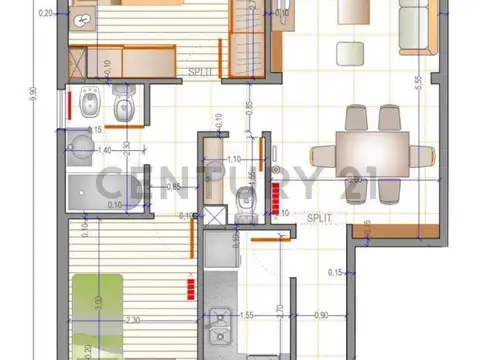 10 entre 45 y 46. Departamento en venta Vecchio VI