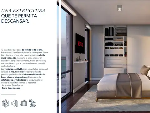 Departamento Monoambiente con 1 baño