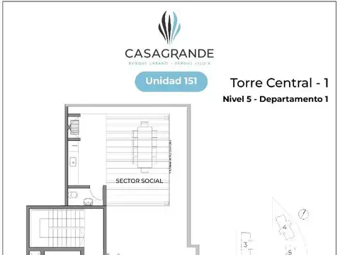 Departamento en Venta de 3 ambientes