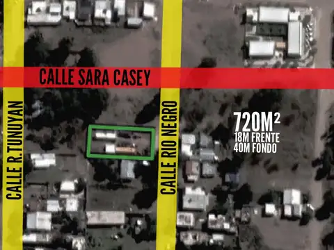 Terreno en Venta 18  mts Frente