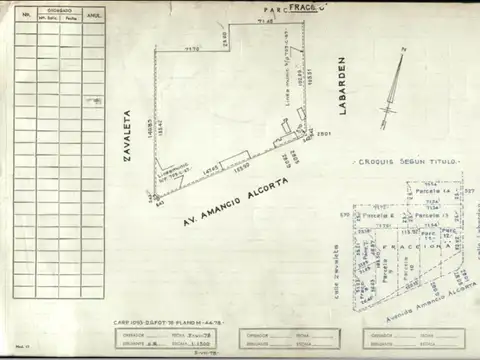 TERRENOS/FRACCIONES/LOTEOS - TERRENOS - PARQUE PATRICIOS, CAPITAL FEDERAL