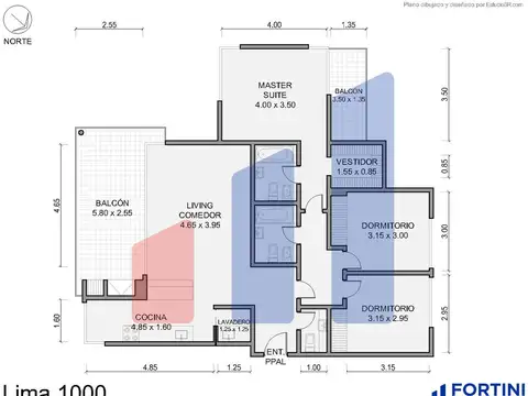 Departamento en Alquiler de 3 dormitorios