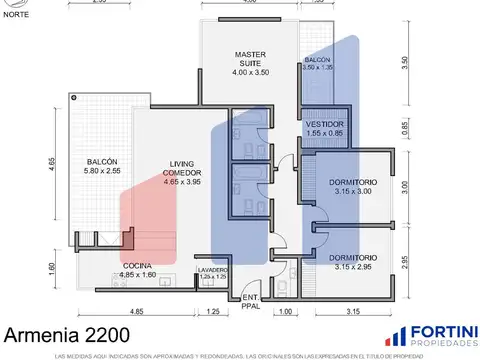 Departamento en Alquiler de 3 dormitorios