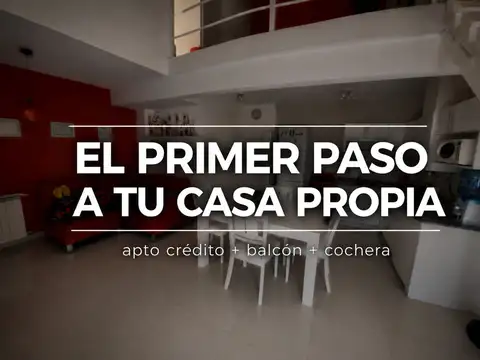 VENTA DEPTO 2 AMB EN MERLO CON BALCON Y COHERA