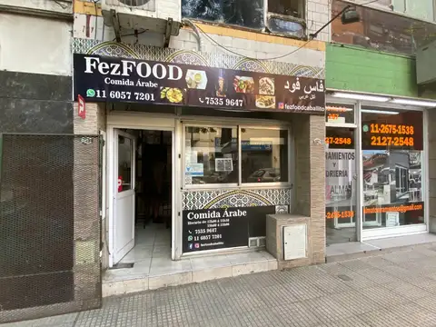   SIN EXPENSAS   LOCAL EN VENTA CON RENTA, MUY  EQUIPADO COMIDA ARABE