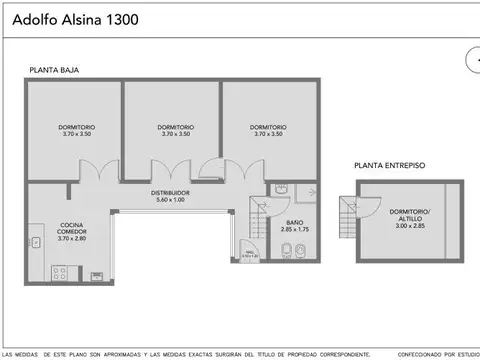 Departamento en Venta de 3 ambientes