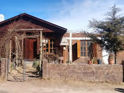 Venta Cabaña de Tronco + Departamento - Uspallata