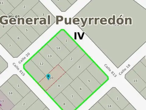 Terreno en Venta de 943,0 m2