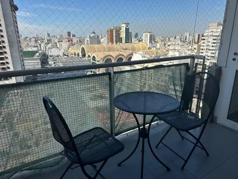 TEMPORARIO TRES AMB EN ABASTO PISO 15 ALTO TORRE AMENITIES