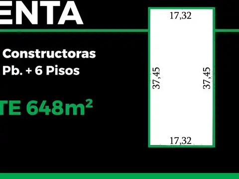 Terreno en República de la Sexta