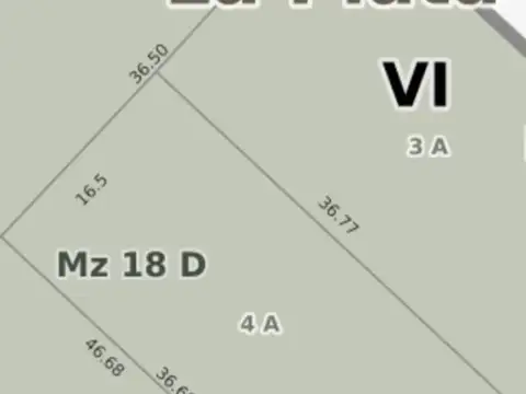 Terreno en venta en Villa Elisa