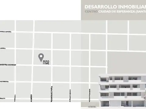 Preventa depto 2 dormitorios zona centro.