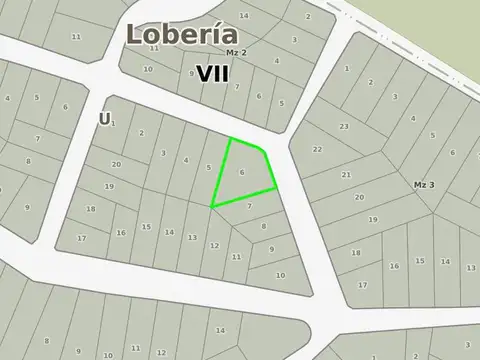 Terreno en Venta en Loberia, USD 51.000