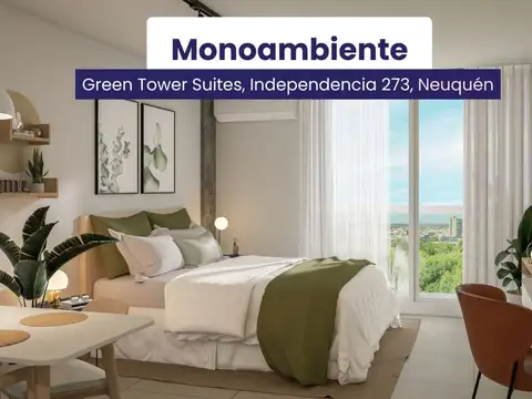 Monoambiente en venta- Green Tower Suites, Neuquén