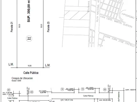 Loteo Foresta - Lote 22 Manzana 100