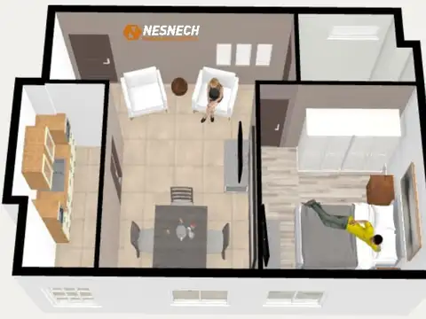 Departamento en Venta en Parque Patricios, USD 54.899