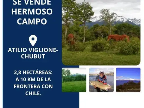 Terreno en Venta en Frontera de Río Pico, USD 130.000
