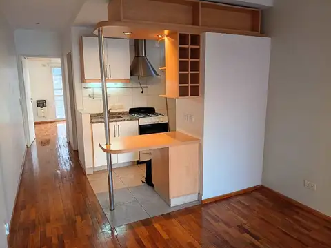 Departamento 2 ambientes con 1 baño
