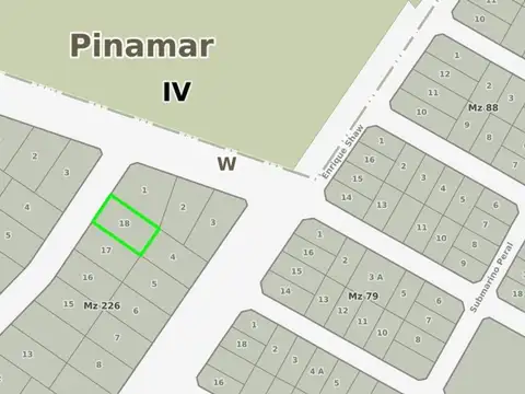 Terreno en Venta de 873,0 m2