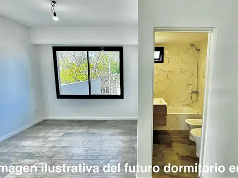 Departamento 3 ambientes con 2 baños