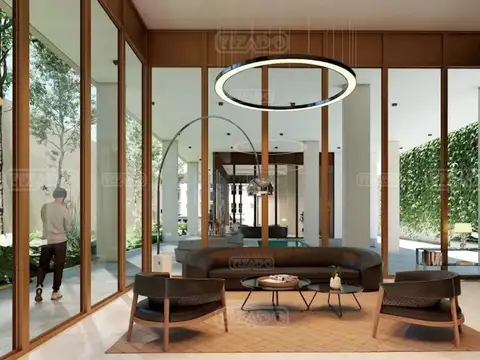 Departamento 2 ambientes con 2 baños