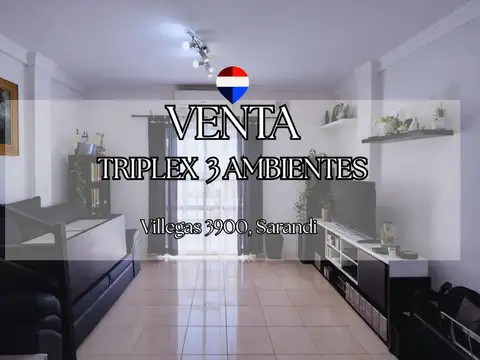 Depto Tipo Casa 3 ambientes con 1 baño