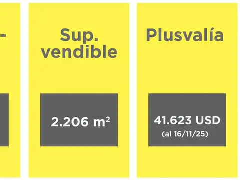 Terreno en Venta de 352,0 m2