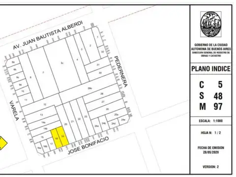 Terreno en Venta en Flores, USD 620.000